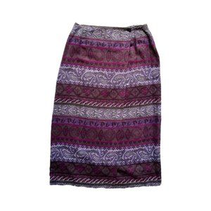 Vintage Dress Barn Wrap Maxi Skirt